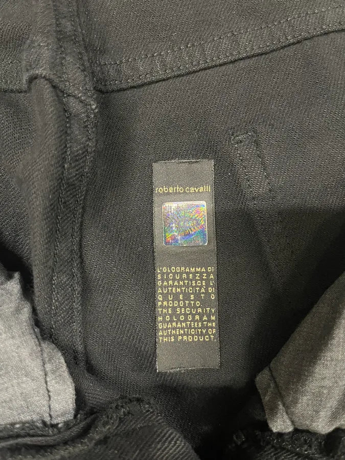 AW2005 Cavalli Black Cargo Pants (S) JwNakMN 11