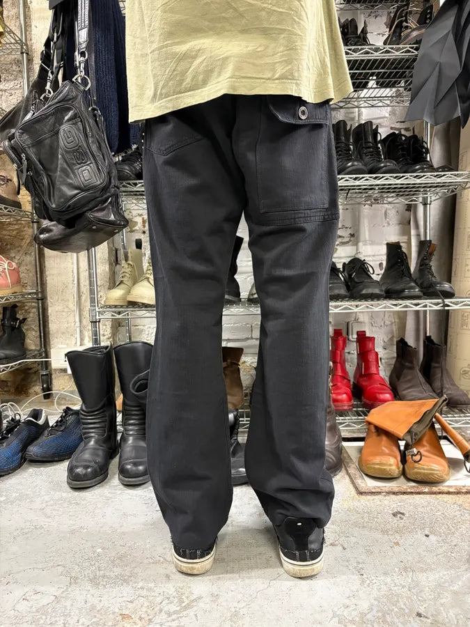 AW2005 Cavalli Black Cargo Pants (S) JwNakMN 3
