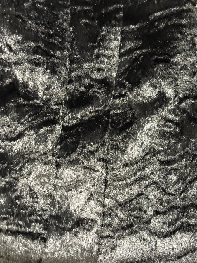 AW2005 Cavalli Black Fur Rebel Biker Buttoned Jacket WlmFDEw 4