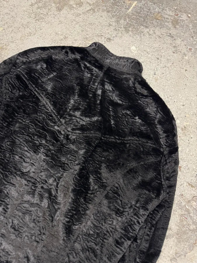 AW2005 Cavalli Black Fur Rebel Biker Jacket (M) prpbVpu 6