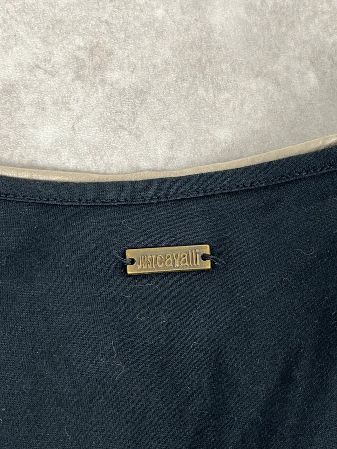 AW2005 Cavalli Black Tunisian Henley vNttGcK 9