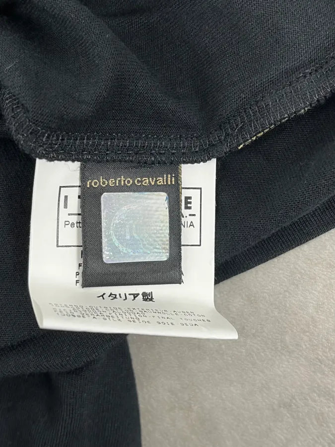 AW2005 Cavalli Black Tunisian Henley vNttGcK 8