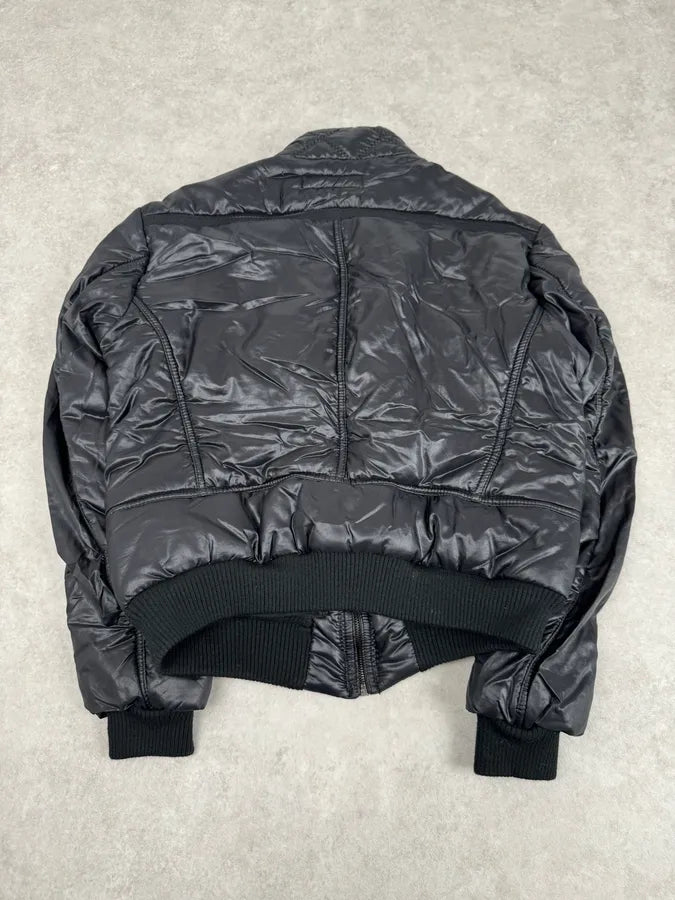 AW2005 Cavalli Black Utility Cargo British Puffer Jacket BqXtppl 6