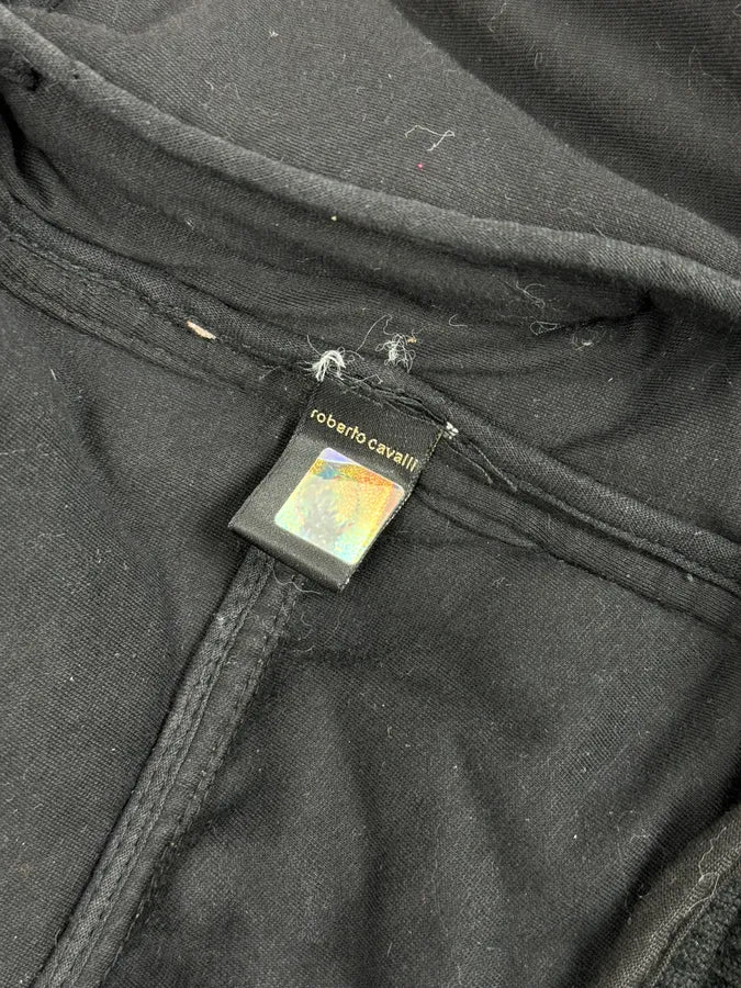 AW2005 Cavalli Black Utility Cargo British Puffer Jacket BqXtppl 9