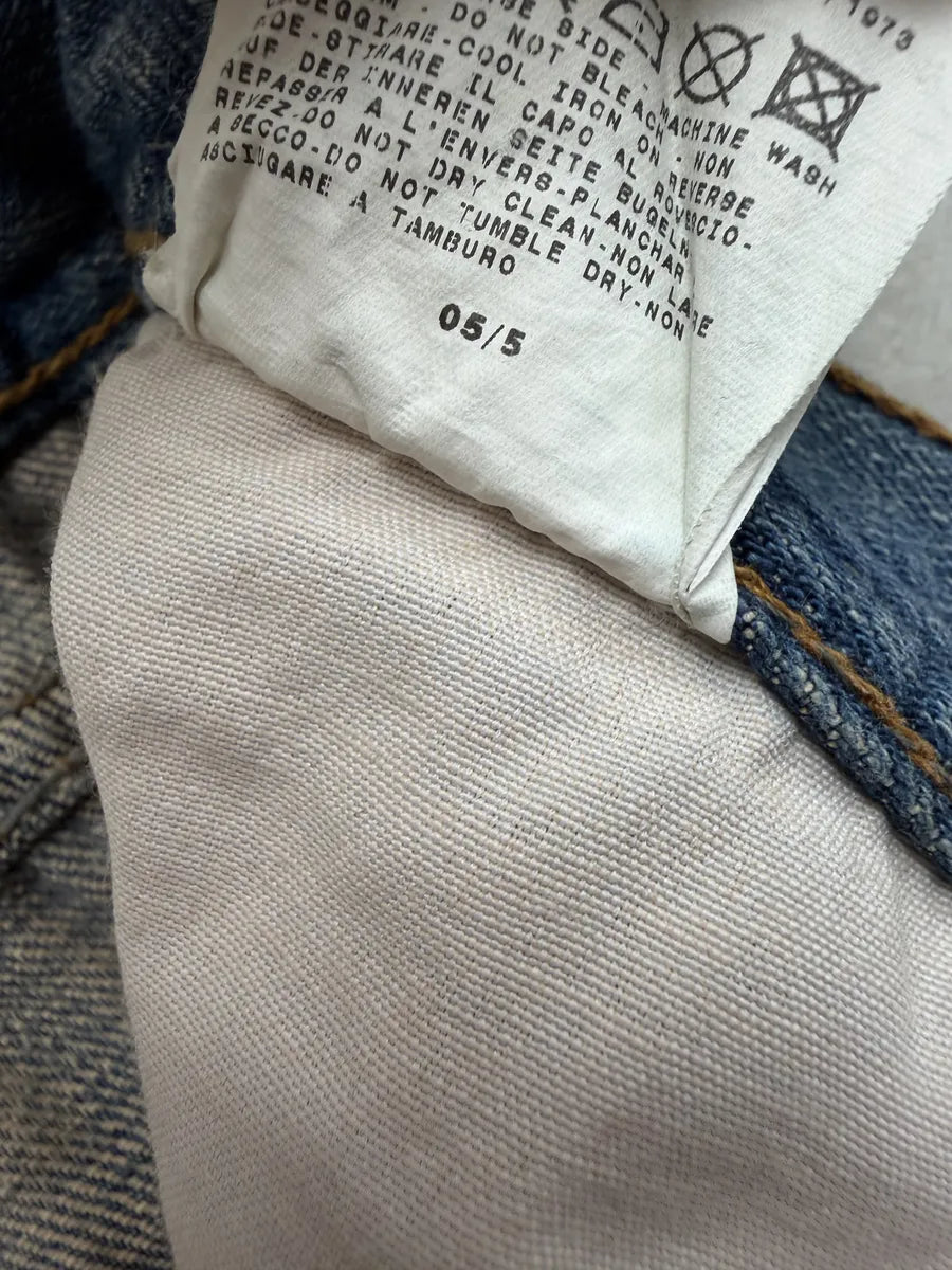 AW2005 Cavalli Blue Distressed Denim Jeans dECrUDc 7