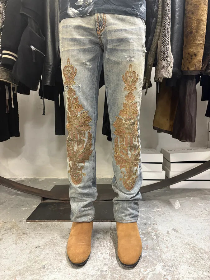 AW2005 Cavalli Blue Royal Denim Jeans (S) UoahjMn 1
