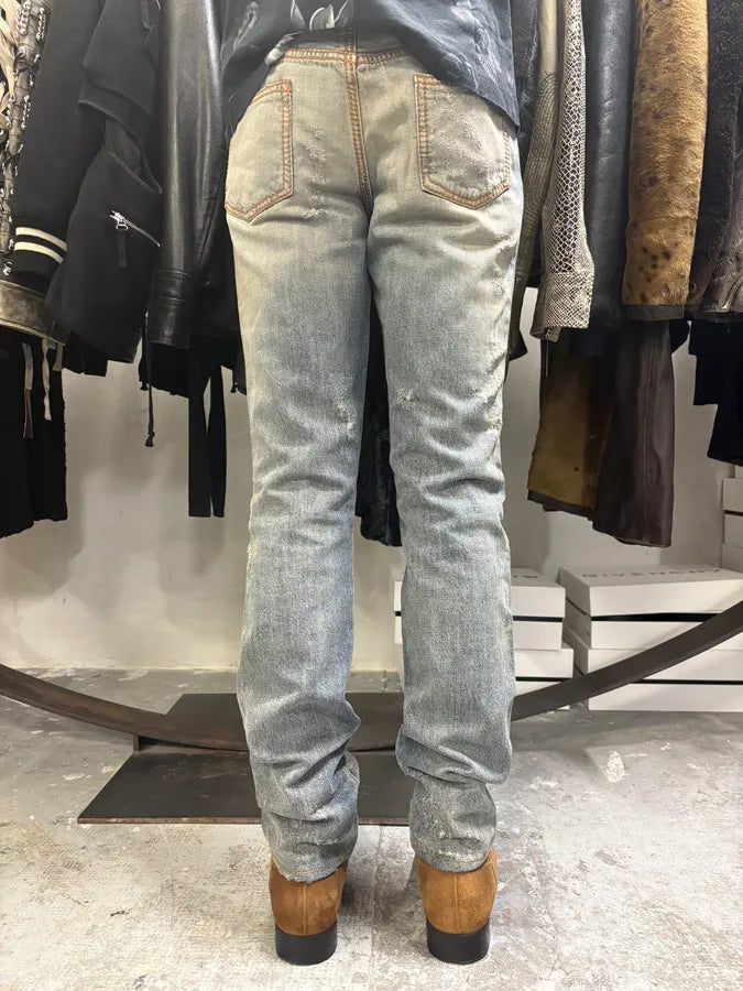 AW2005 Cavalli Blue Royal Denim Jeans (S) UoahjMn 3
