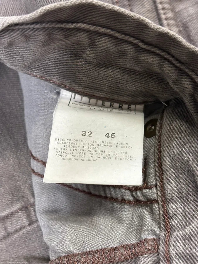 AW2005 Cavalli Brown Multi Pockets Cargo Pants kcuMfly 11