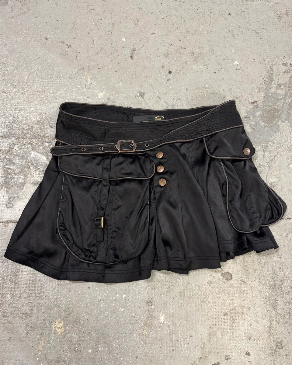 AW2005 Cavalli Cargo Bomber Gun Black Skirt (XS) 0