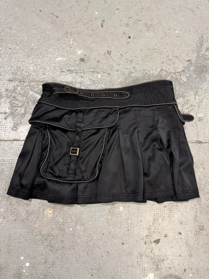 AW2005 Cavalli Cargo Bomber Gun Black Skirt (XS) 1