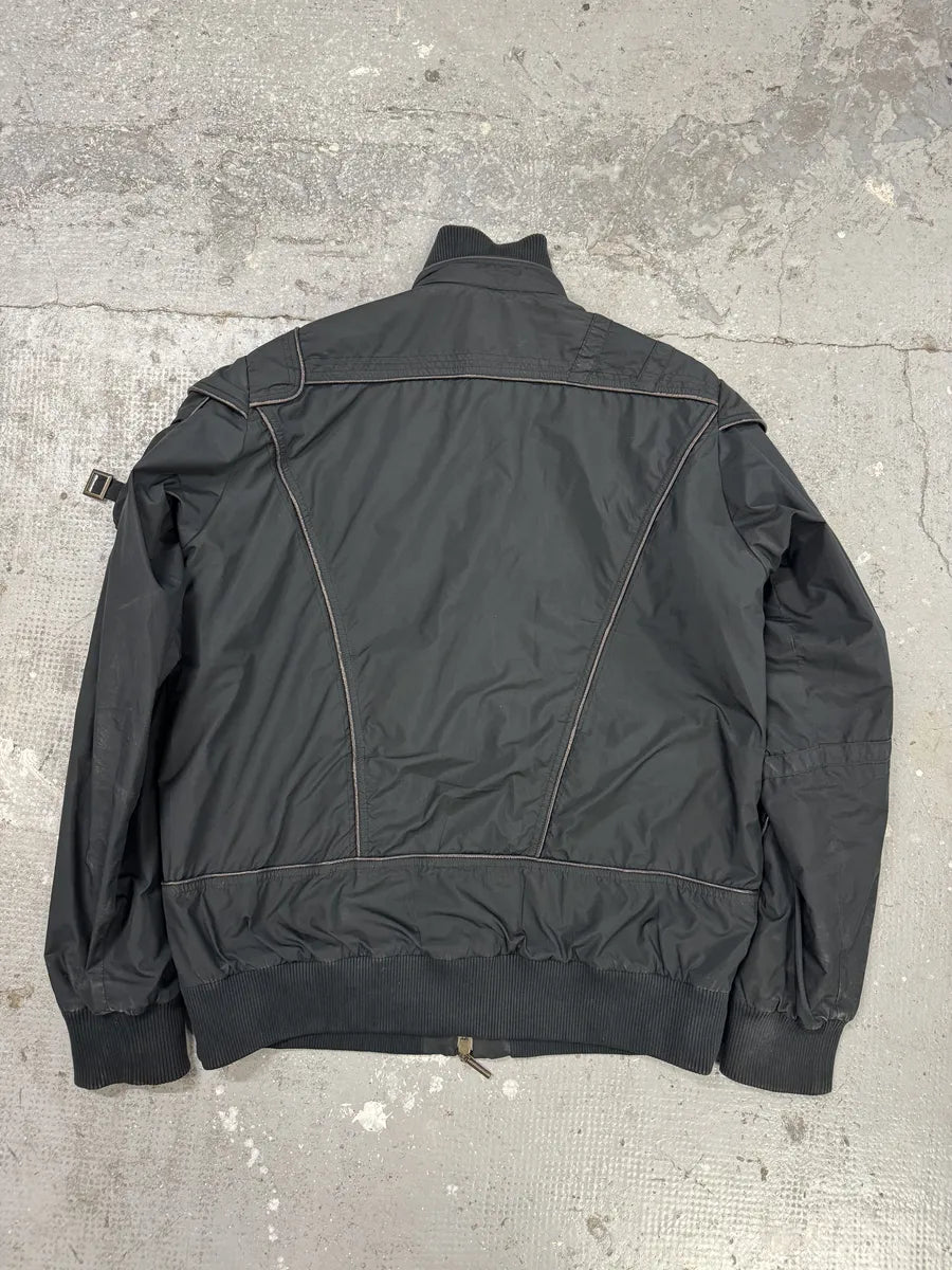 AW2005 Cavalli Cargo Gun Black Utility Bomber Jacket – Dolce Vita Hub