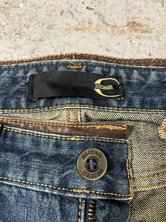 AW2005 Cavalli Cargo Underground Relaxed Denim Jeans (M/L) CeVhrxV 9