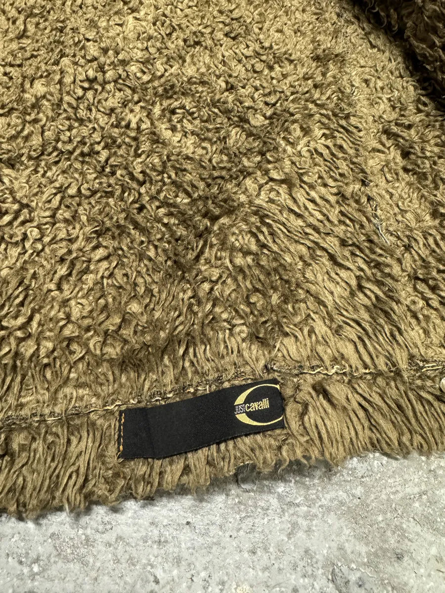 AW2005 Cavalli Fur Faded Denim Jacket (M) WzAzhjA 8