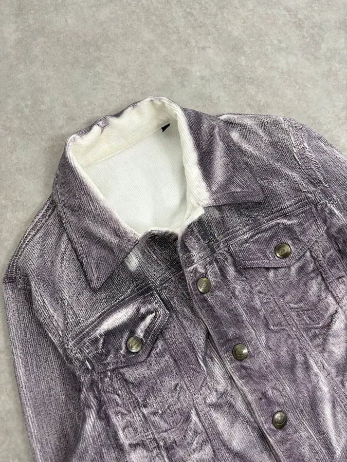 AW2005 Cavalli Grey Corduroy Jacket otkKuoG 5