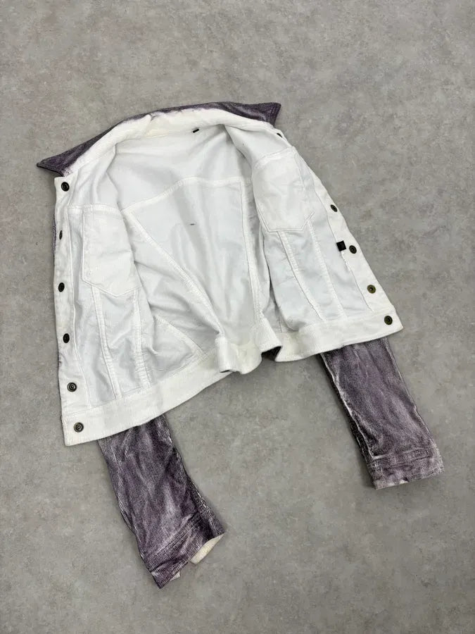 AW2005 Cavalli Grey Corduroy Jacket otkKuoG 6