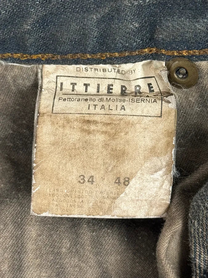 AW2005 Cavalli Grey Faded Washed Denim Jeans QDZWFSa 12