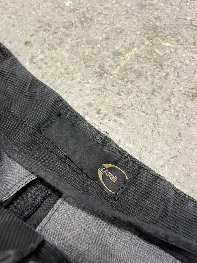 AW2005 Cavalli Grey Obscure Multi Pockets Cargo Pants (XS) 2