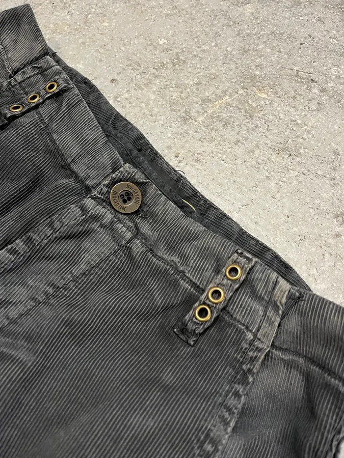 AW2005 Cavalli Grey Obscure Multi Pockets Cargo Pants (XS) 4