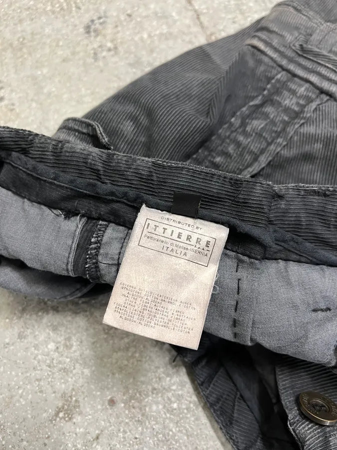 AW2005 Cavalli Grey Obscure Multi Pockets Cargo Pants (XS) 8