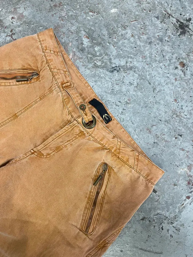 AW2005 Cavalli Large Relaxed Faded Orange Pants IPJVaDN 7