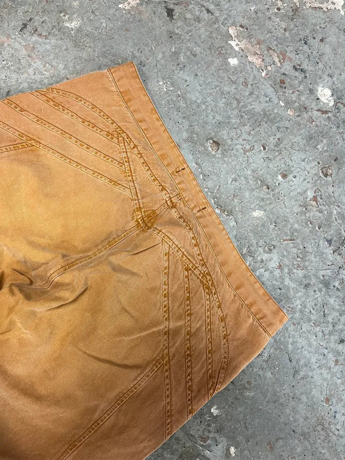 AW2005 Cavalli Large Relaxed Faded Orange Pants IPJVaDN 8