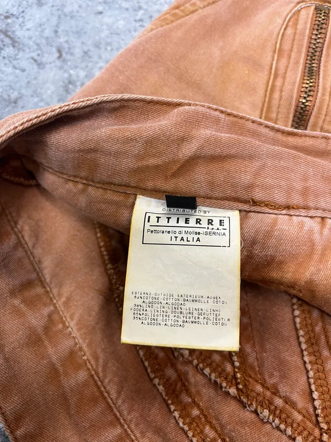 AW2005 Cavalli Large Relaxed Faded Orange Pants IPJVaDN 9