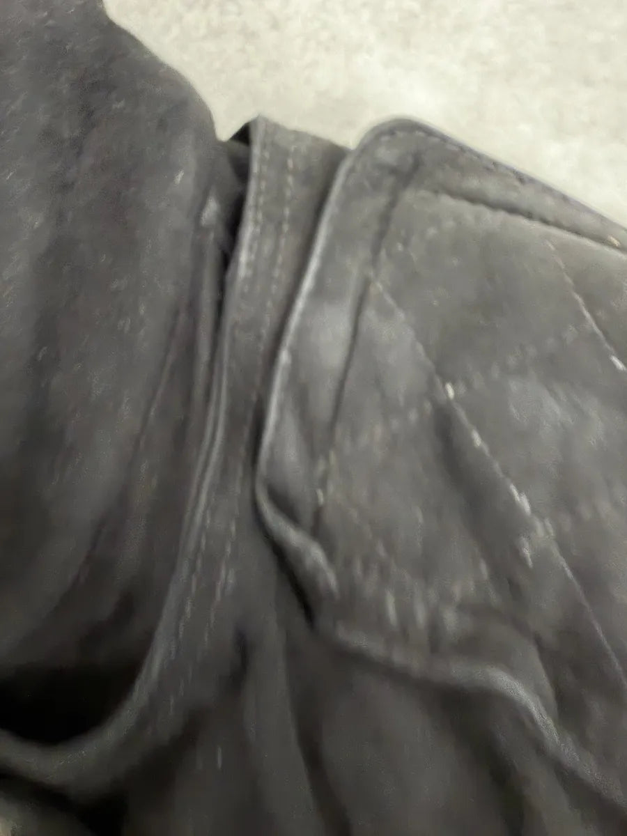 AW2005 Cavalli Multi Zips Black Biker Bomber Jacket QiqGgjU 7