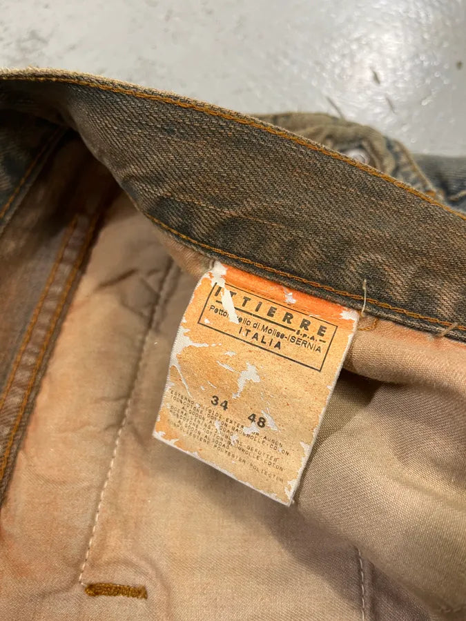 AW2005 Cavalli Orange Faded Blue Denim Jeans viqzplx 13