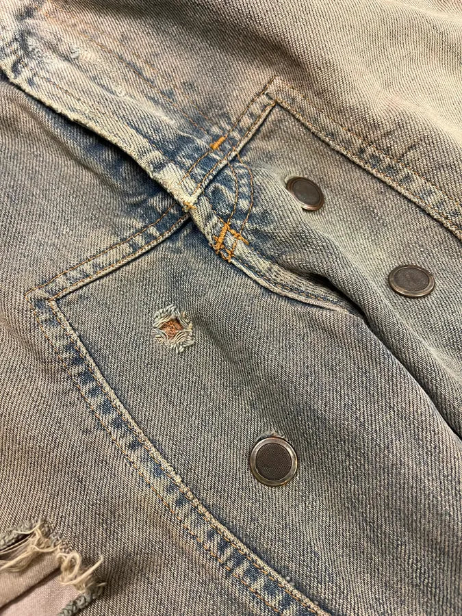 AW2005 Cavalli Orange Faded Blue Denim Jeans viqzplx 6