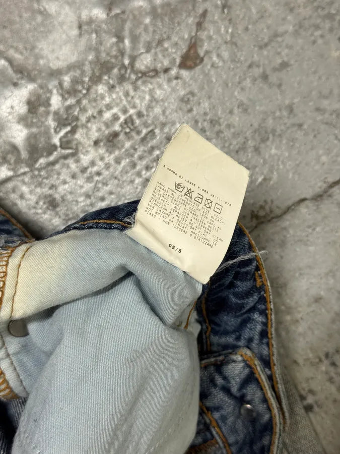 AW2005 Cavalli Royal Ornament Blue Denim Jeans tFHeIcJ 9