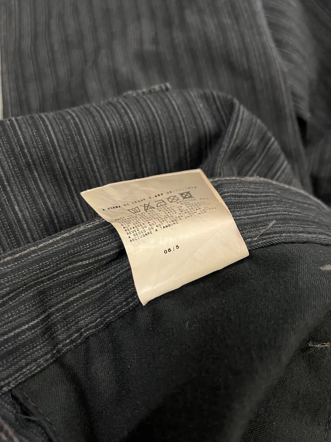 AW2005 Cavalli Striped Black Cargo Tailored Pants EAEYdlx 13