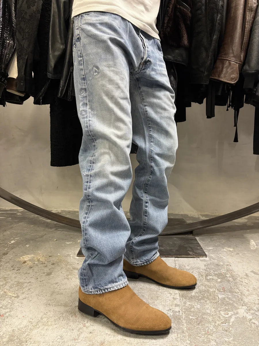 AW2005 Dior by Hedi Slimane Blue Denim Jeans (M) wItvXSi 0