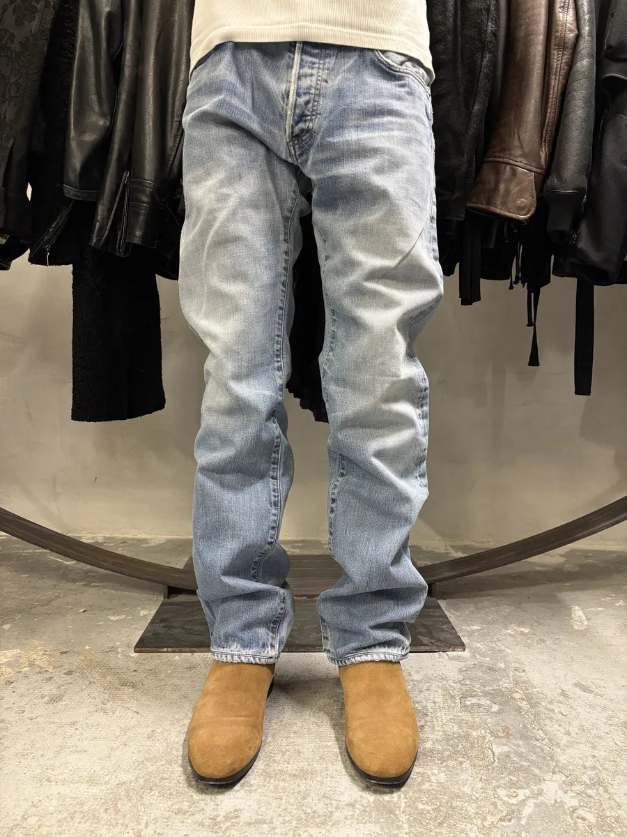 AW2005 Dior by Hedi Slimane Blue Denim Jeans (M) wItvXSi 2