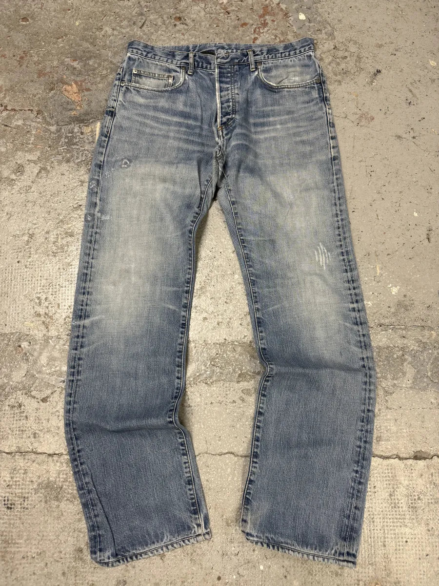 AW2005 Dior by Hedi Slimane Blue Denim Jeans (M) wItvXSi 3