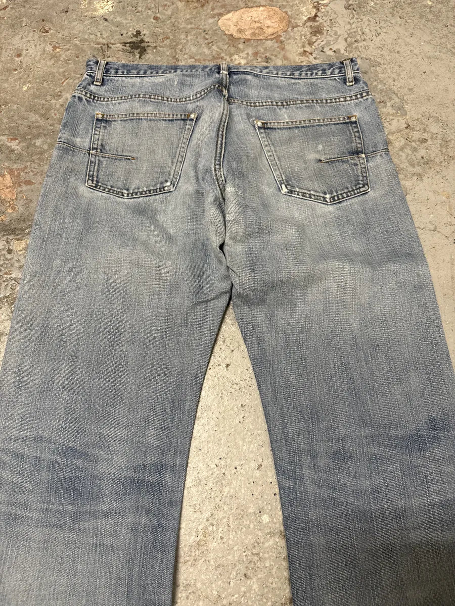 AW2005 Dior by Hedi Slimane Blue Denim Jeans (M) wItvXSi 7