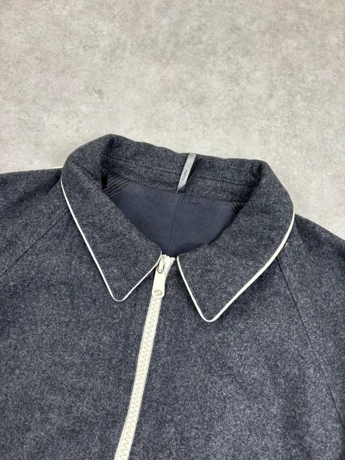 AW2005 Dior In the Morning Grey Wool Teddy Jacket By Hedi Slimane  rfcRCku 3