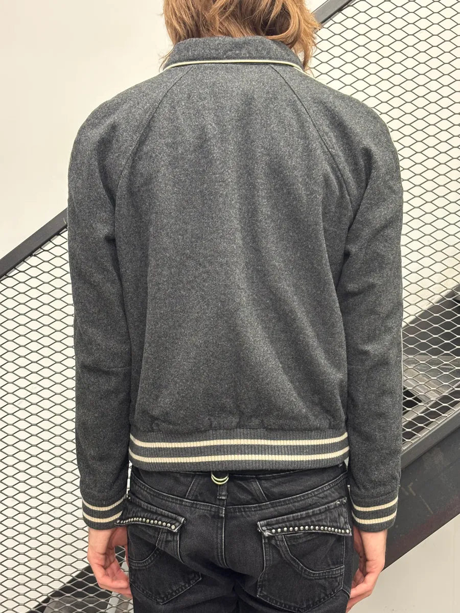 AW2005 Dior In the Morning Grey Wool Teddy Jacket By Hedi Slimane  rfcRCku 2