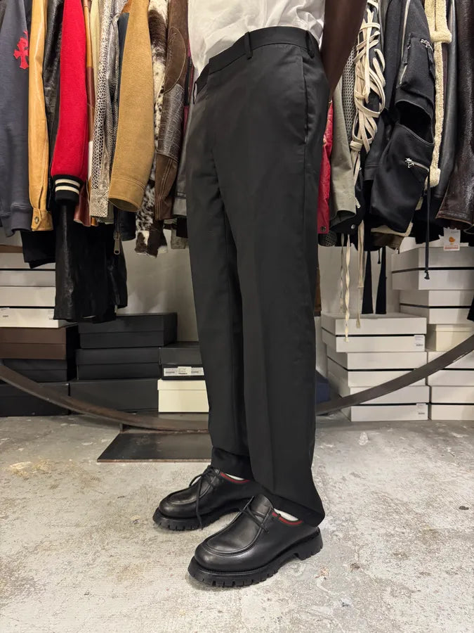 AW2005 Dior Homme Black Wool Tailored Pants by Hedi Slimane kOtssqK 1