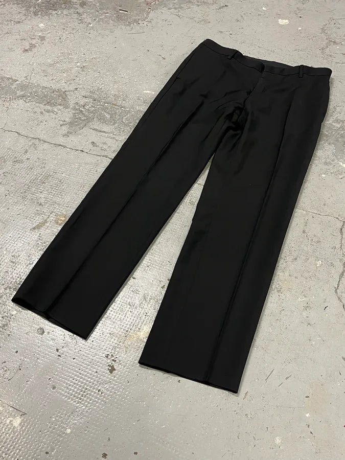 AW2005 Dior Homme Black Wool Tailored Pants by Hedi Slimane kOtssqK 4