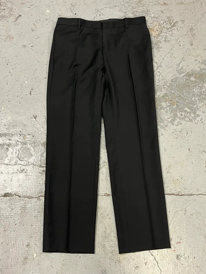 AW2005 Dior Homme Black Wool Tailored Pants by Hedi Slimane kOtssqK 6