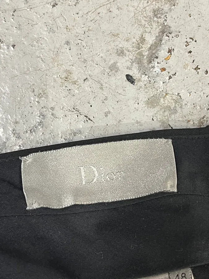 AW2005 Dior Homme Black Wool Tailored Pants by Hedi Slimane kOtssqK 7