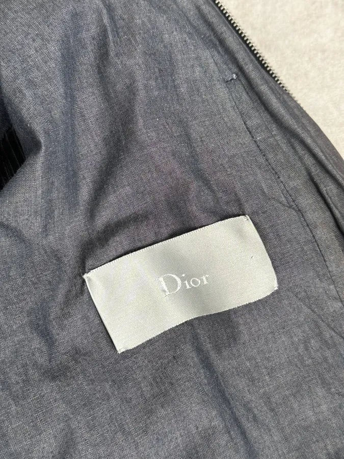 AW2005 Dior Lamb Leather Premium Black Jacket by Hedi Slimane EQUBNgD 9