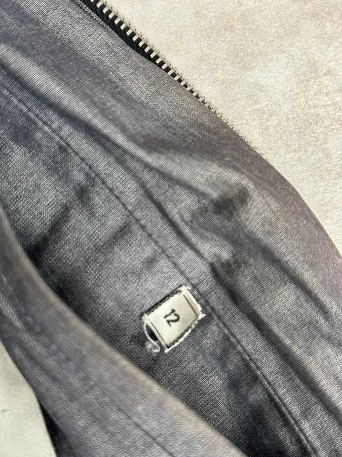 AW2005 Dior Lamb Leather Premium Black Jacket by Hedi Slimane EQUBNgD 8