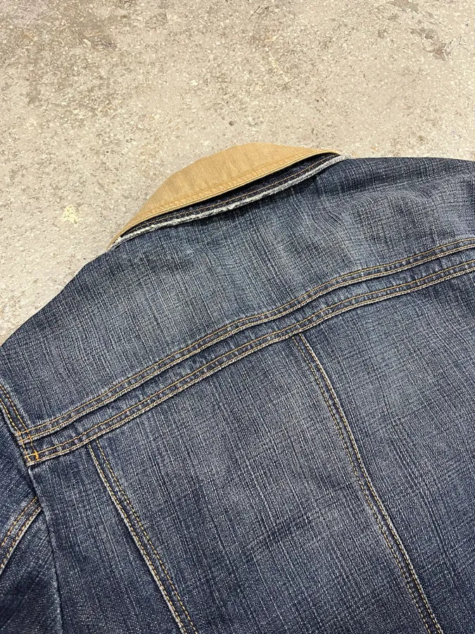 AW2005 Dolce & Gabbana 2 in 1 Military Denim Jacket (M) 7