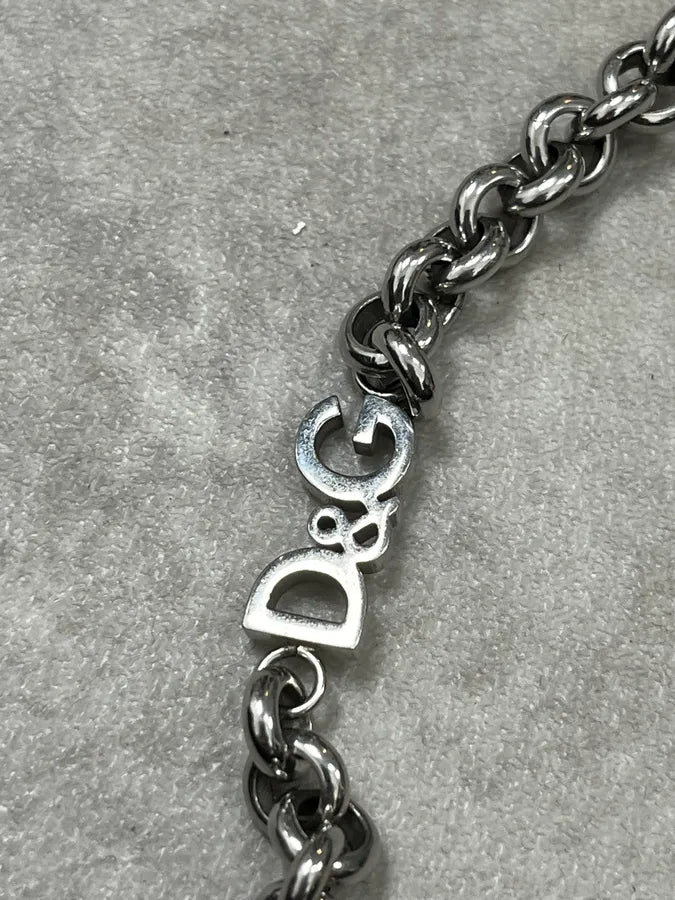 AW2005 Dolce & Gabbana Avant-Garde Multi Teeth Steel Necklace OSDwRxq 5