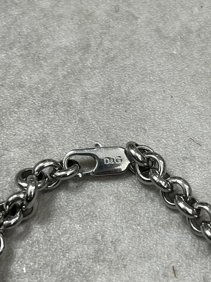 AW2005 Dolce & Gabbana Avant-Garde Multi Teeth Steel Necklace OSDwRxq 4