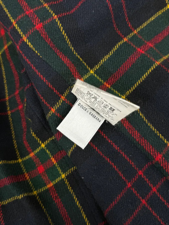 AW2005 Dolce & Gabbana Beige Velvet & Brown Shearling Leather Hybrid Jacket TNLBGgJ 10