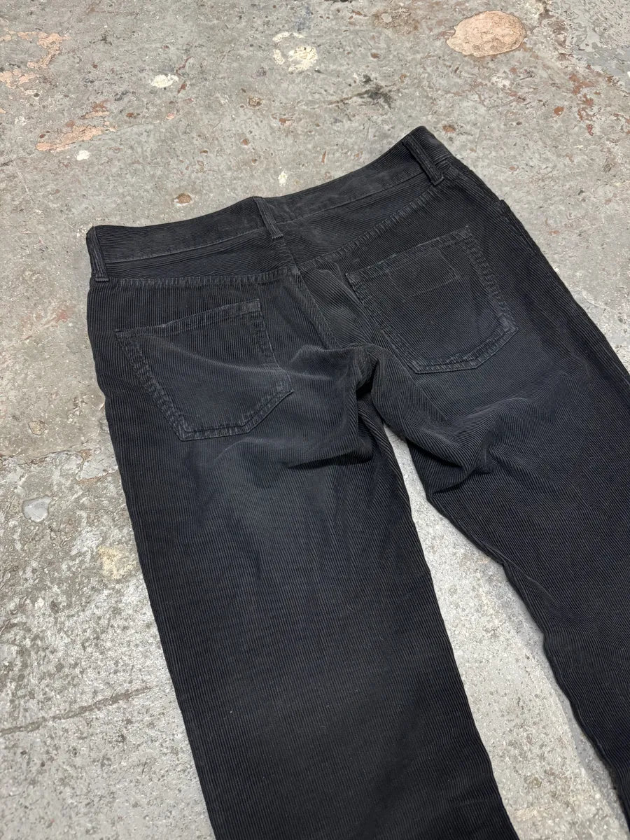 AW2005 Dolce & Gabbana Black Velvet Pants (L) 5