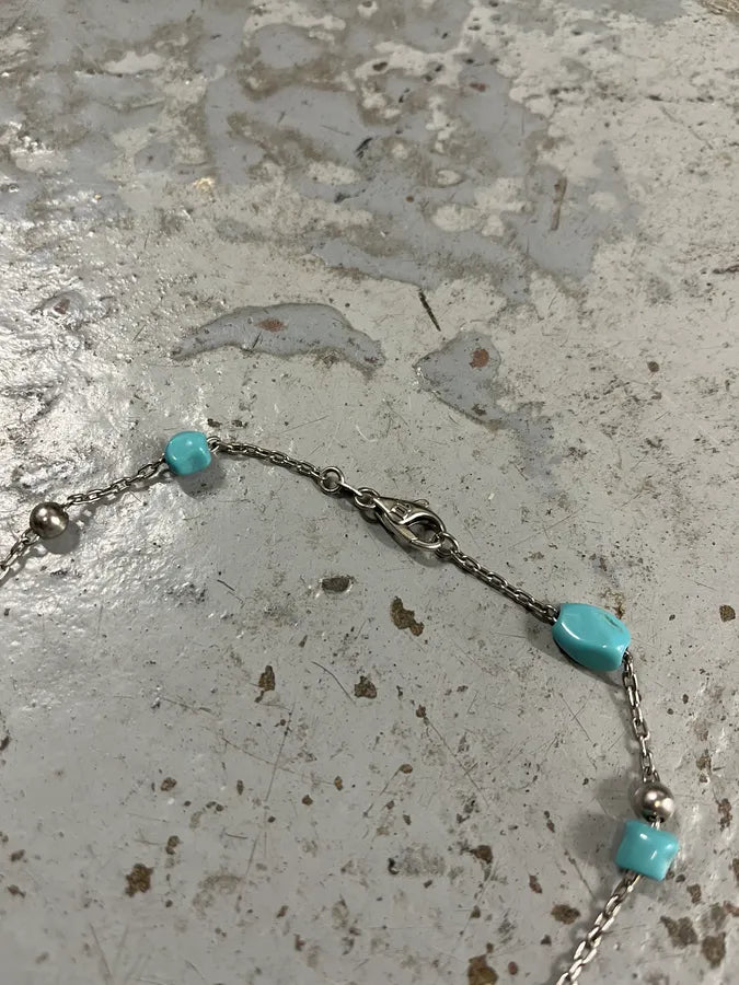 AW2005 Dolce & Gabbana Blue Tooth Pendant Necklace YRffrvI 4