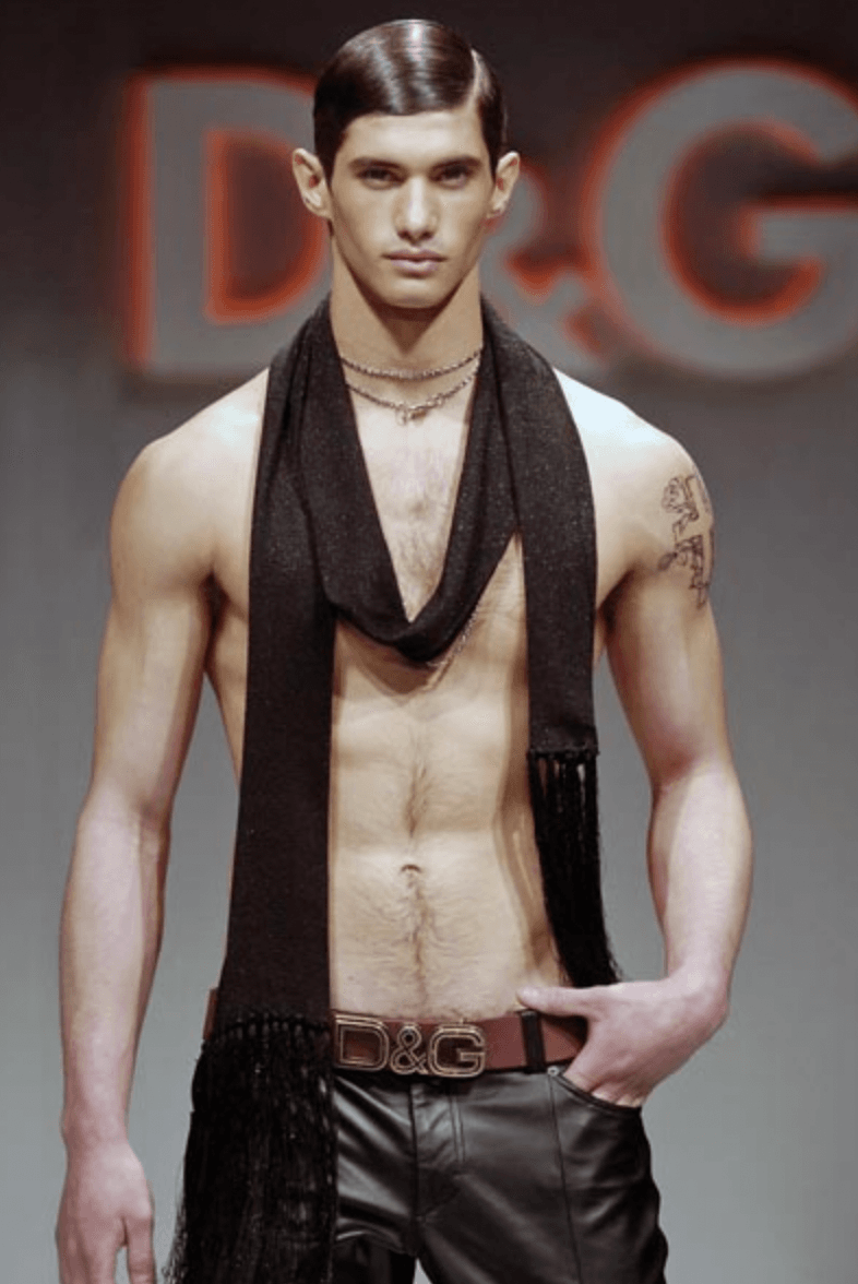 AW2005 Dolce & Gabbana Brown Leather Logo Belt OtBoKPw 10